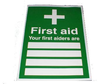 First aid sign