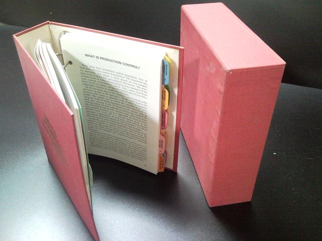 Custom binder with slipcase and tabbed dividers
